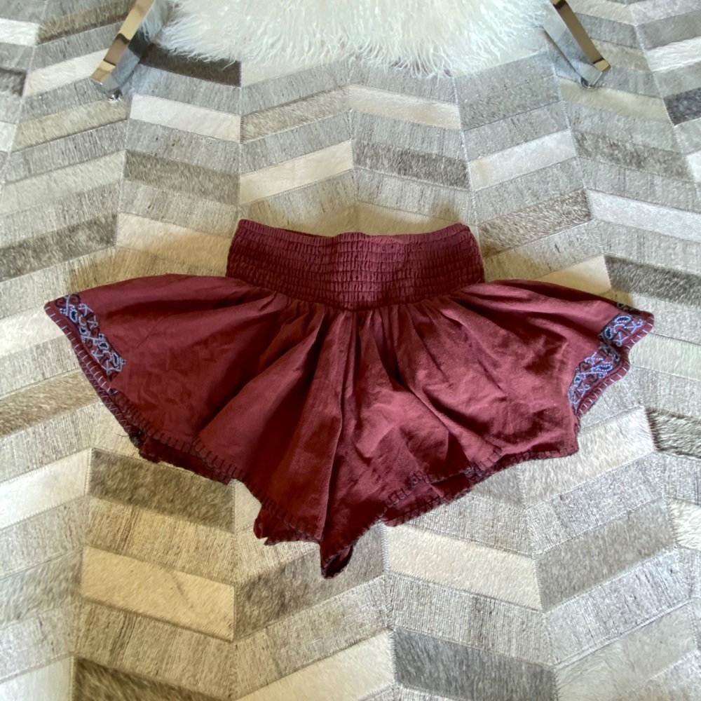 Maroon shorts